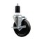 Service Caster 5'' SS Phenolic Swivel 1-1/2'' Expanding Stem Caster with Brake SCC-SSEX20S514-PHS-TLB-112 - alternate 1